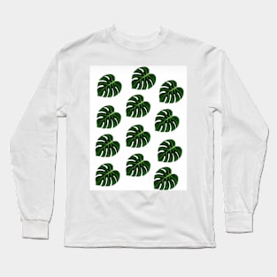 Leaf Design Long Sleeve T-Shirt